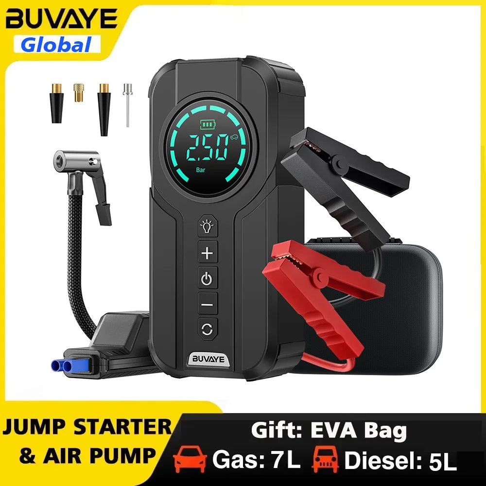 Buvaye Car Jump Starter Air Pump