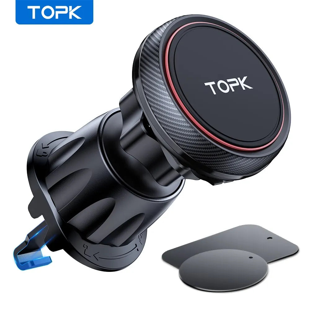 TOPK Magnetic Car Phone Mount in Car Phone Holder Air Vent Magnetic