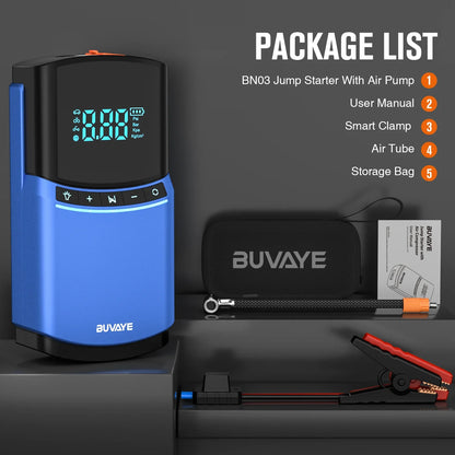 Buvaye 4 in 1 Car Jump Starter