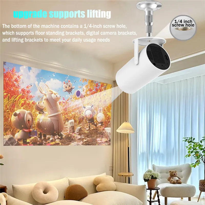 DITONG HY300 Plus HD Projector 4K 1280x720P